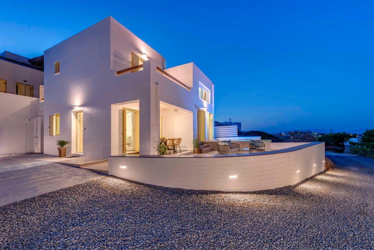 Villa Alba In Syros With Private Jacuzzi Азолімнос Екстер'єр фото