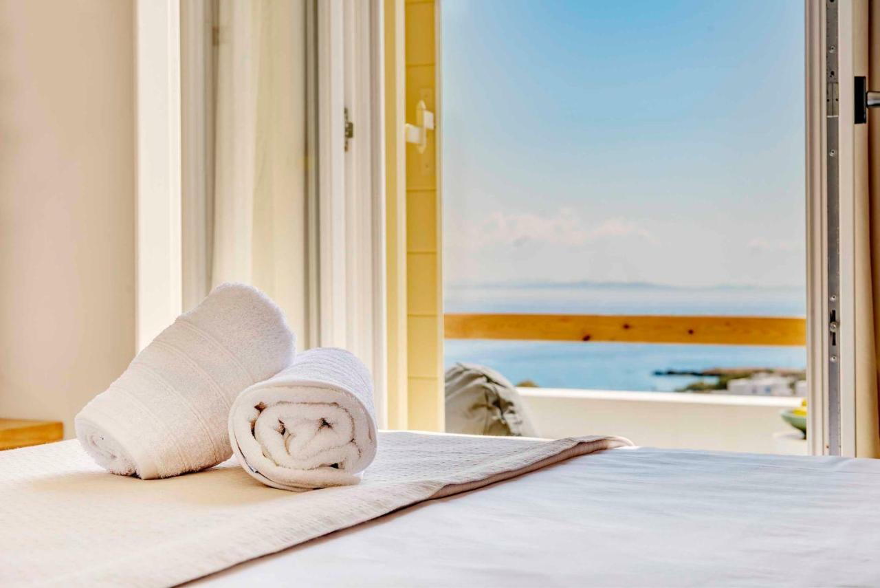 Villa Alba In Syros With Private Jacuzzi Азолімнос Екстер'єр фото